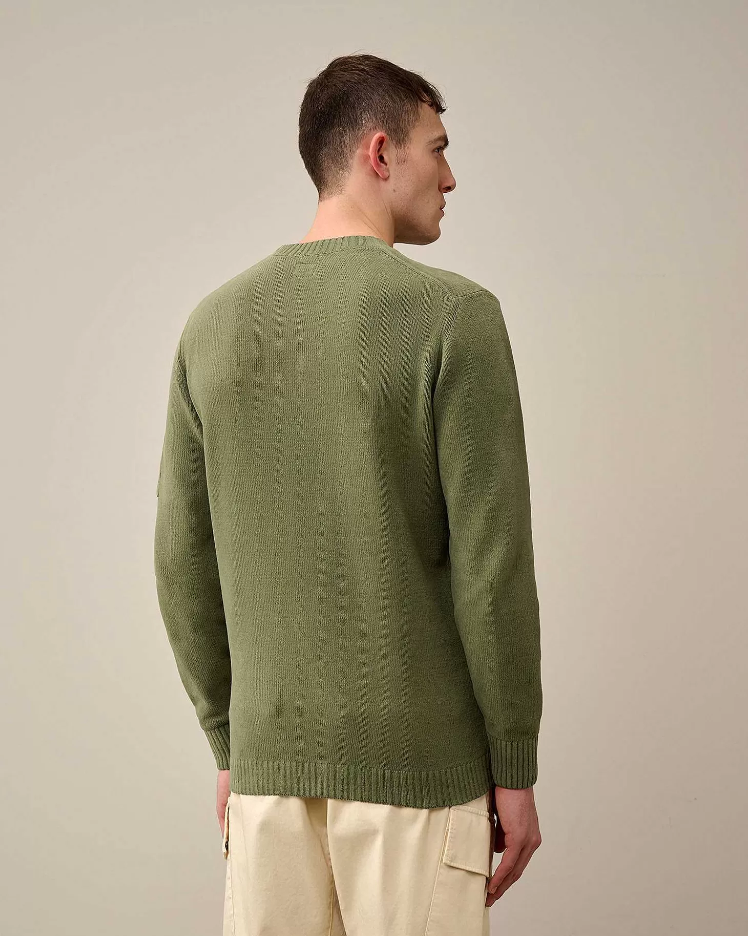 Homme C.P. Company Pulls^Chenille Cotton Knit