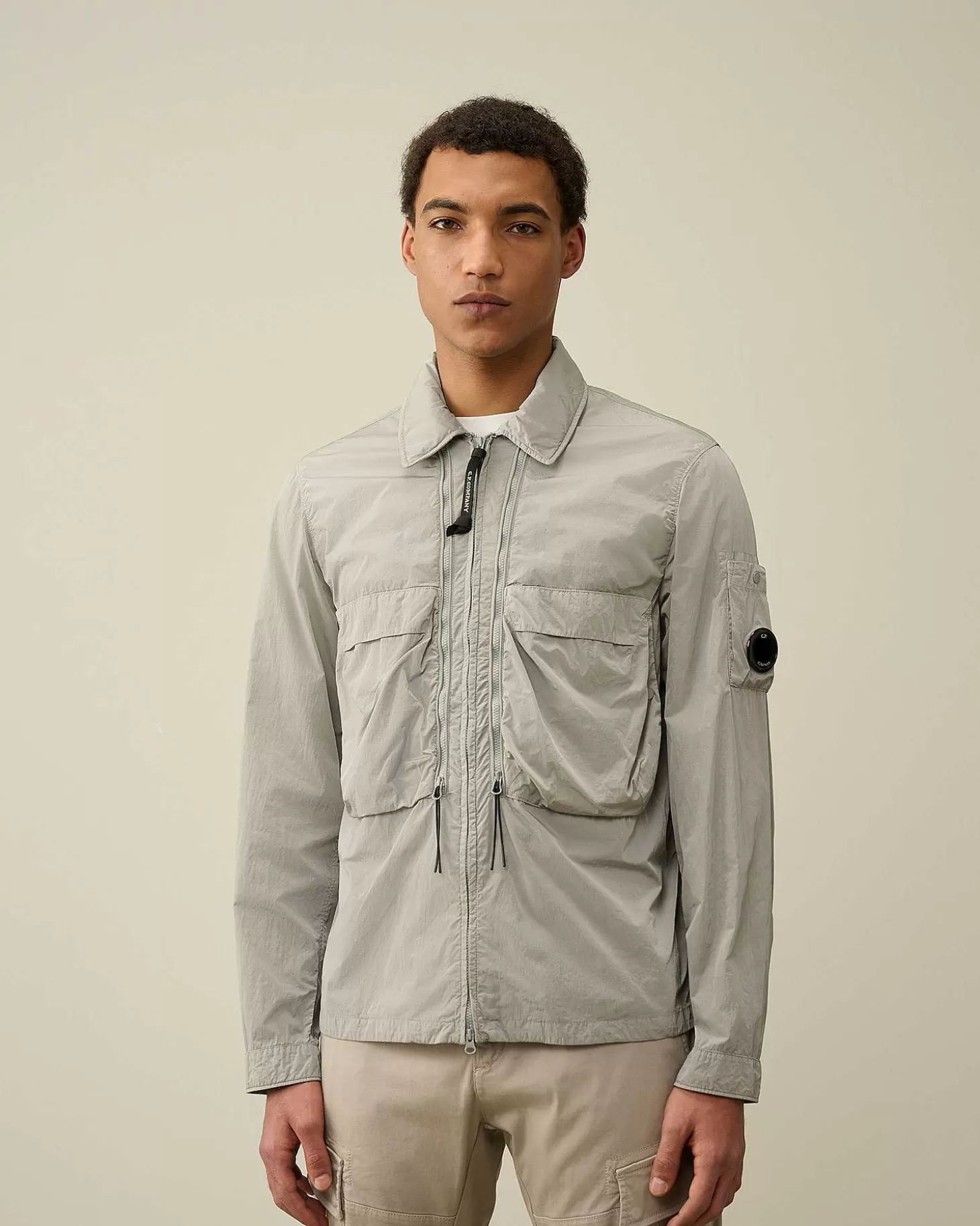 Homme C.P. Company Surchemises^Chrome-R Hooded Overshirt