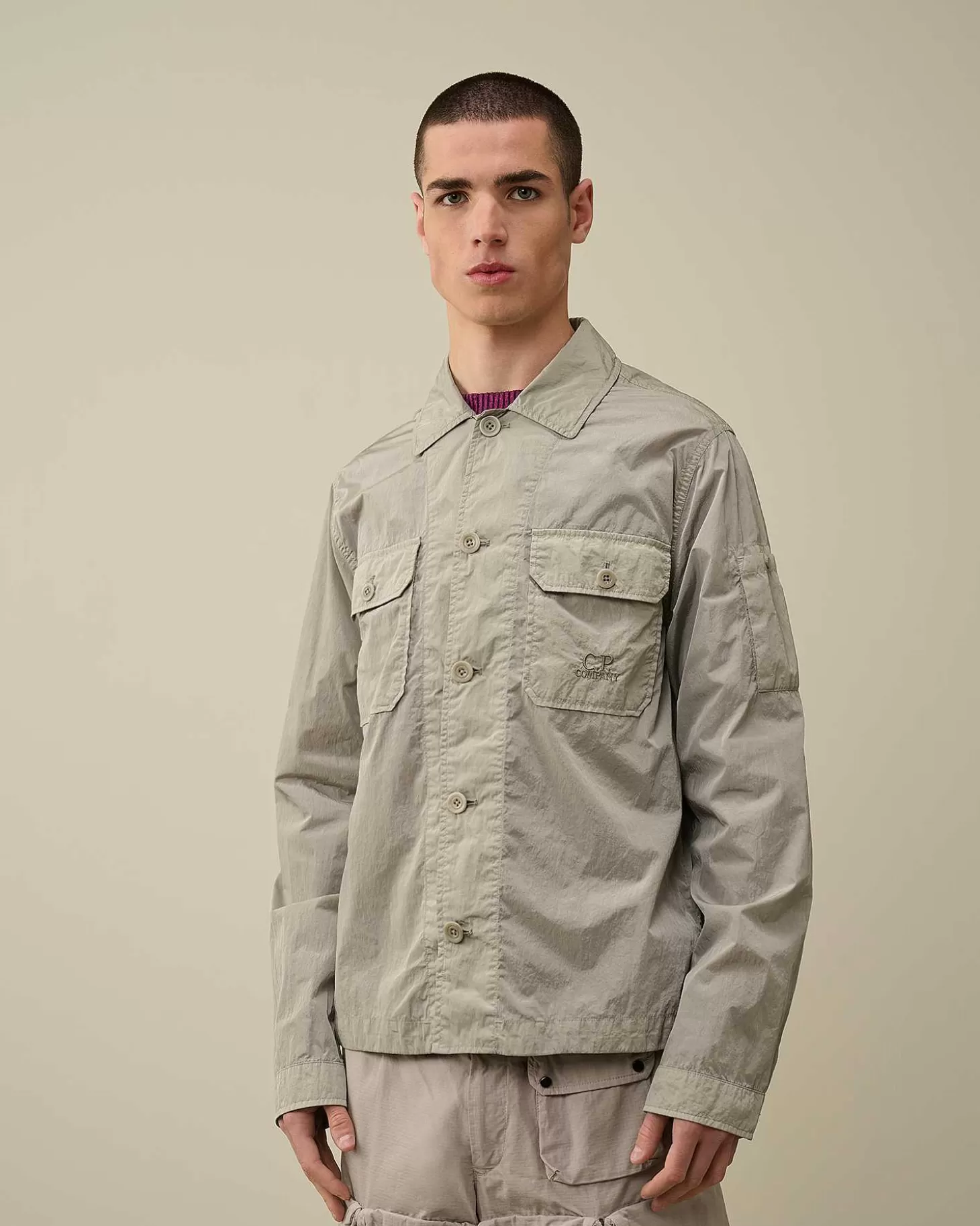 Homme C.P. Company Surchemises^Chrome-R Pocket Overshirt