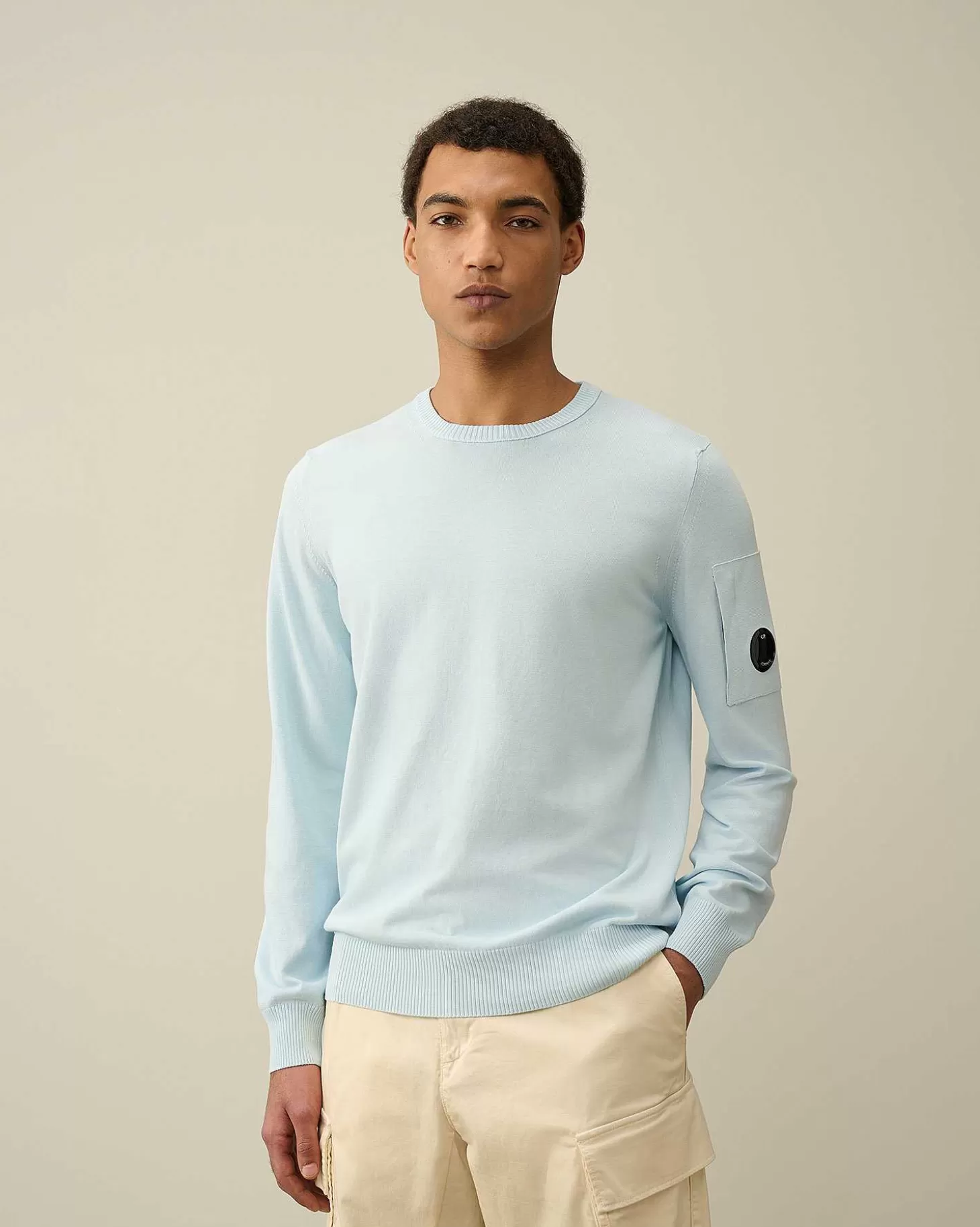 Homme C.P. Company Pulls^Cotton Crepe Jumper