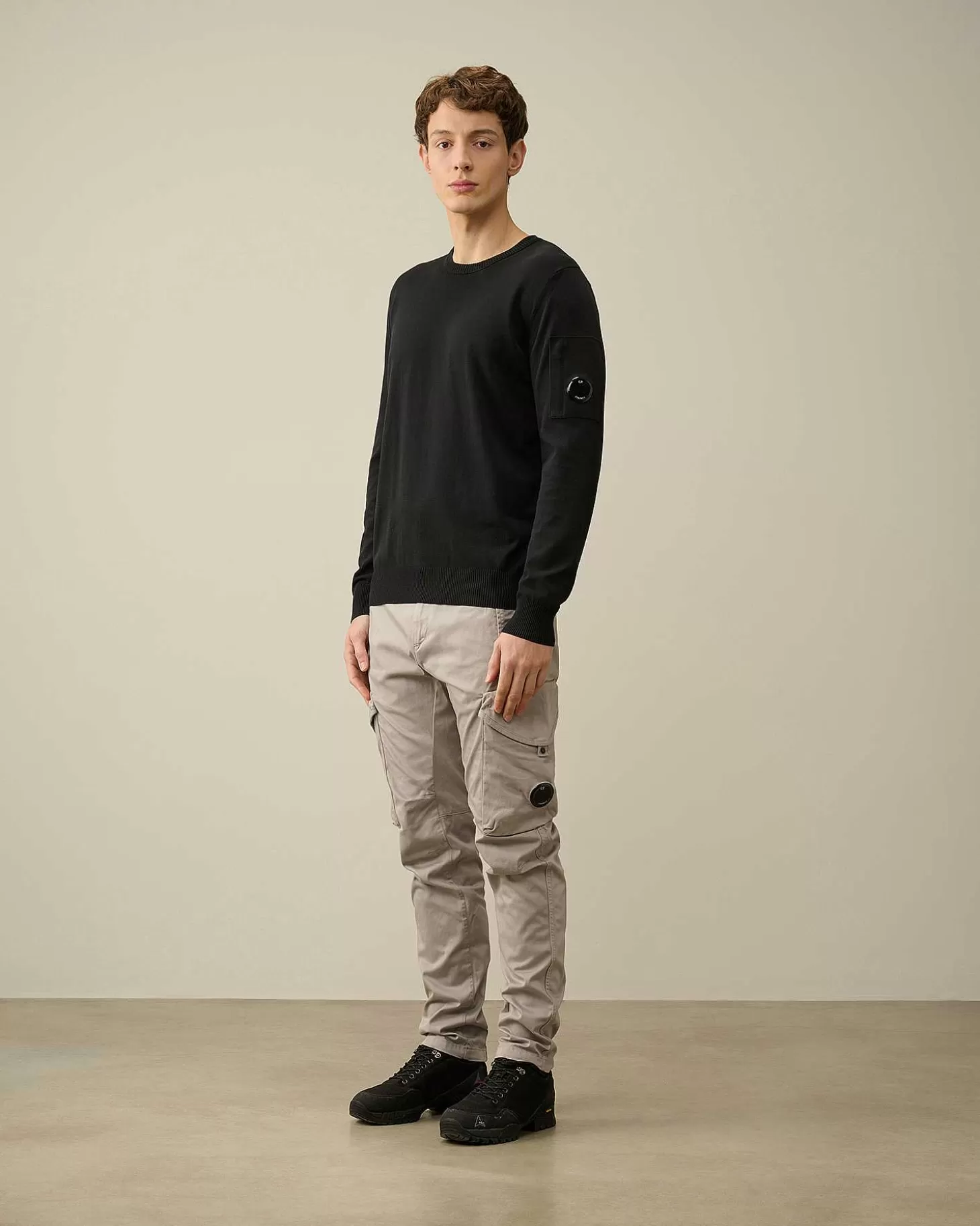 Homme C.P. Company Pulls^Cotton Crepe Jumper