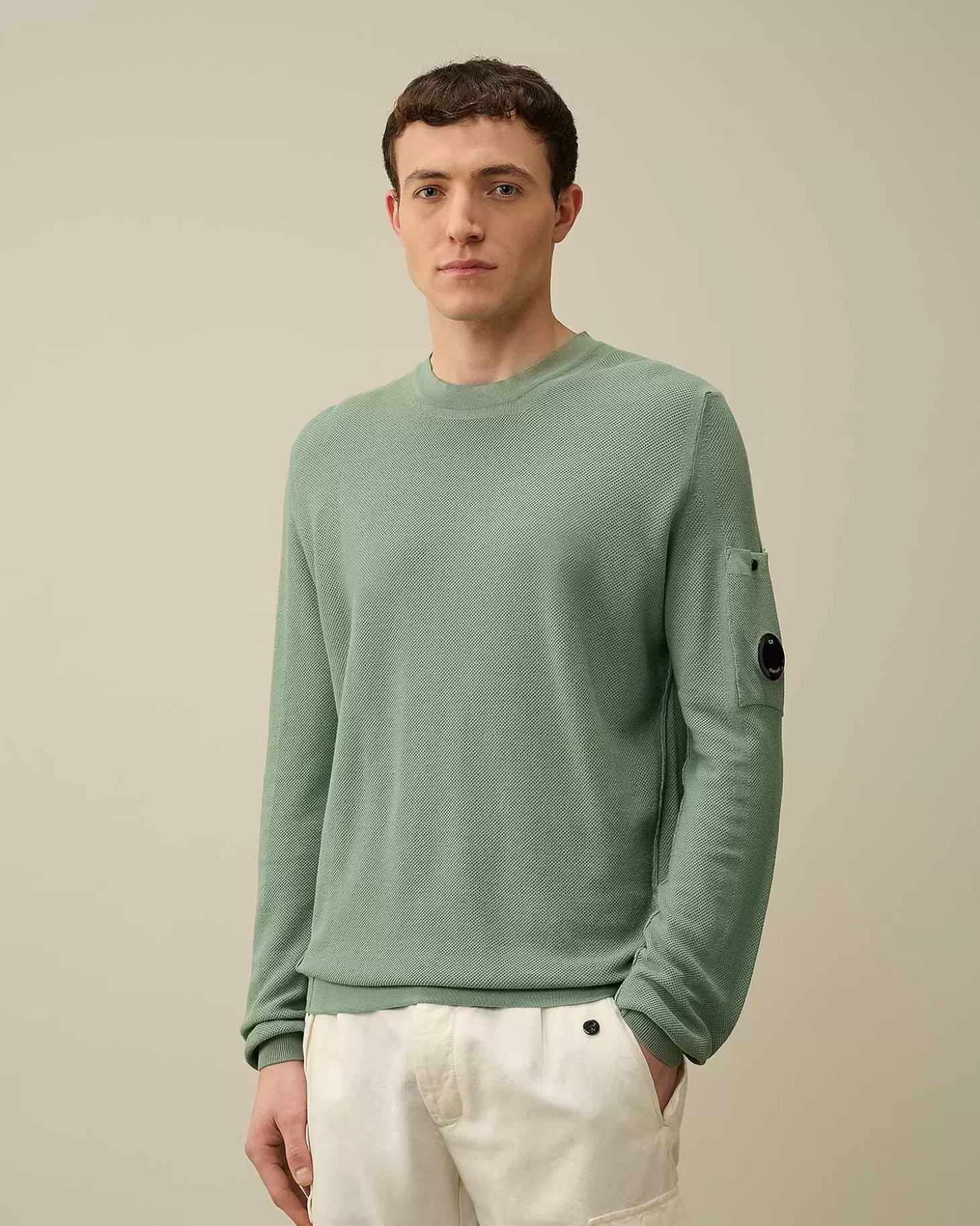 Homme C.P. Company Pulls^Cotton Crepe Knit