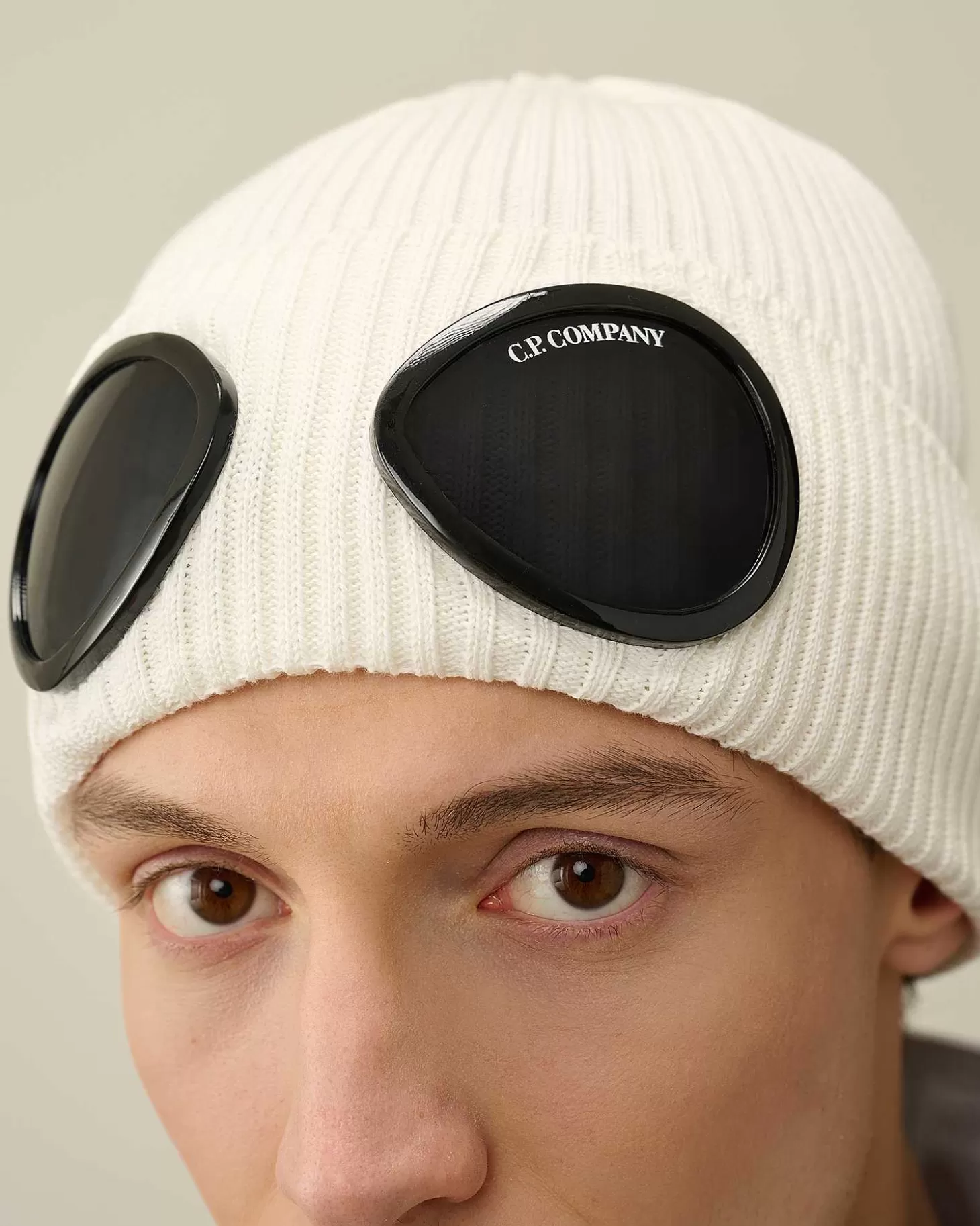 Homme C.P. Company Chapeaux^Cotton Goggle Beanie