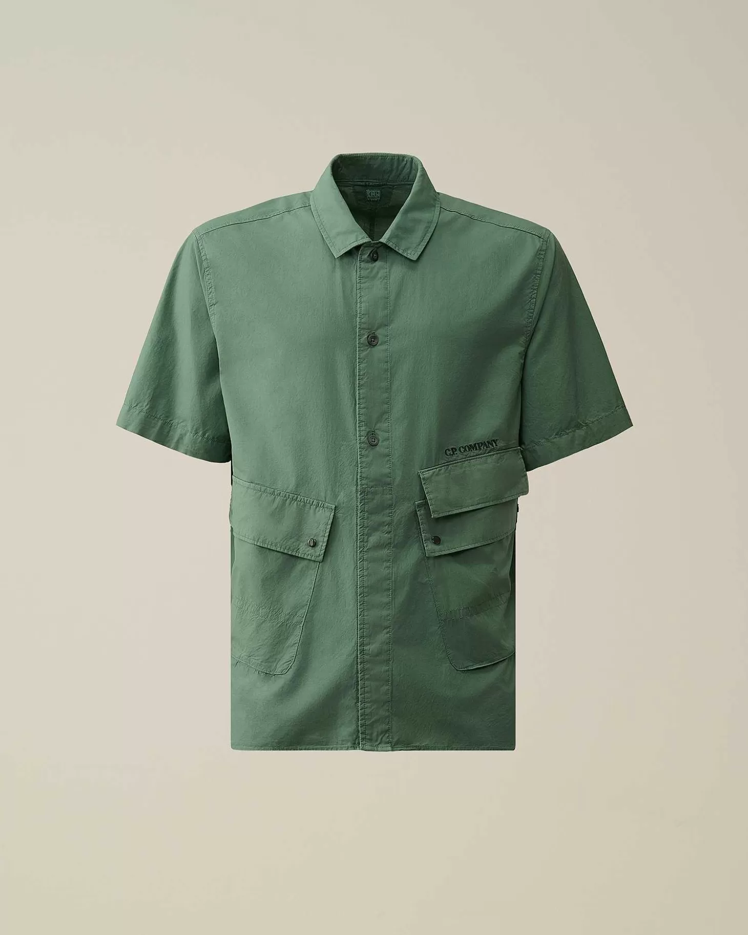 Homme C.P. Company Chemises^Cotton Popeline Pocket Shirt