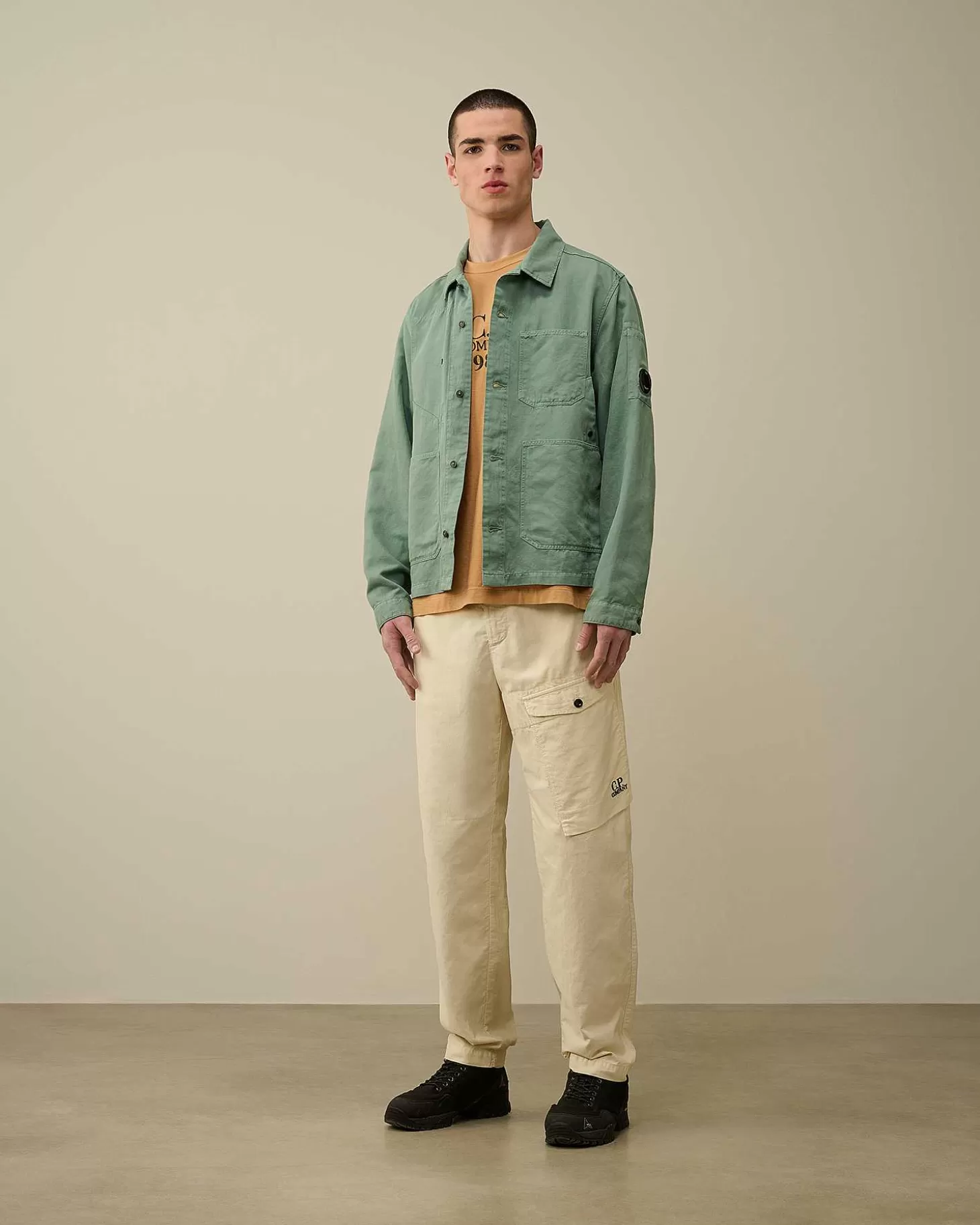 Homme C.P. Company Surchemises^Cotton/Linen Overshirt