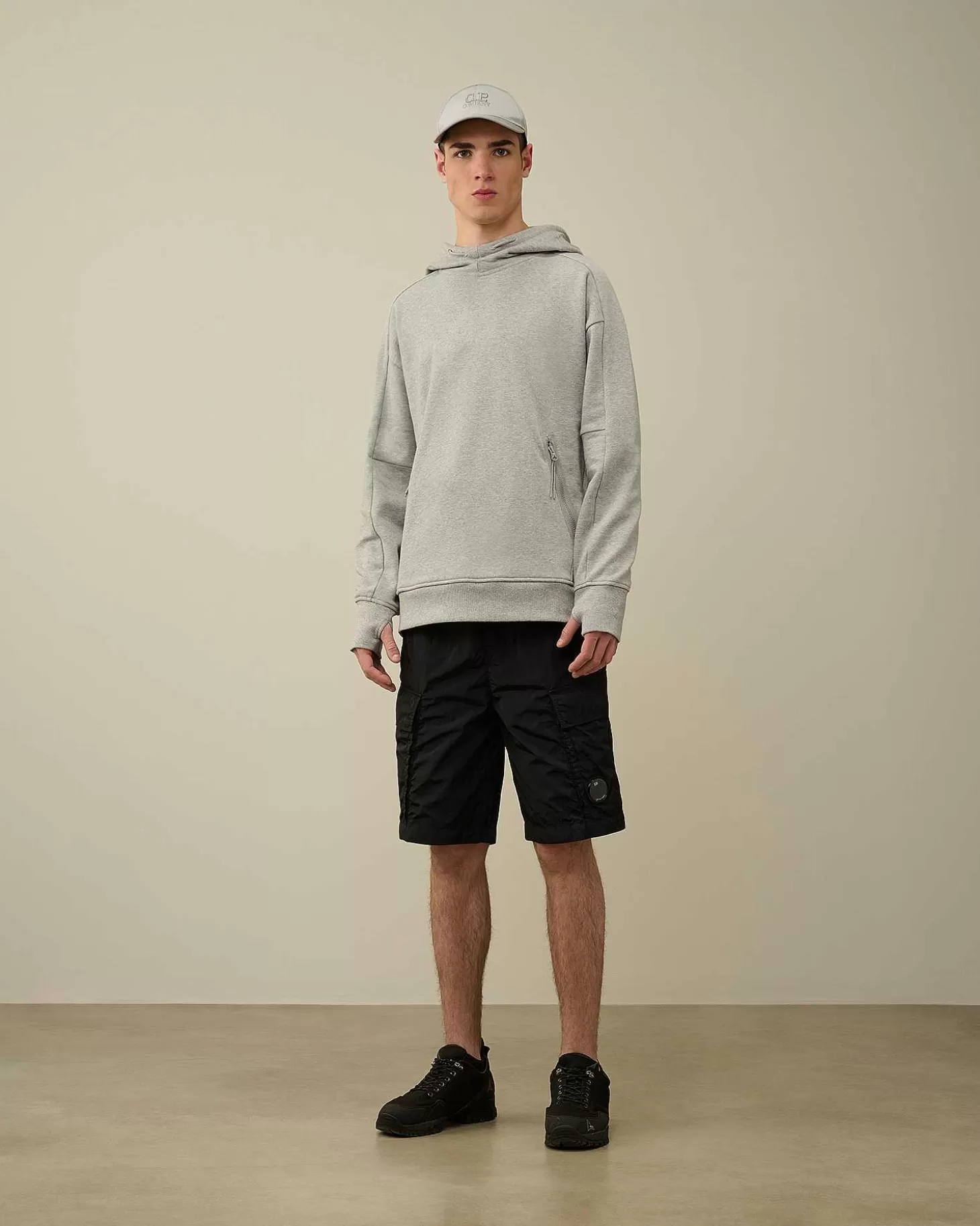 Homme C.P. Company Sweat-Shirts^Diagonal Raised Fleece Goggle Hoodie