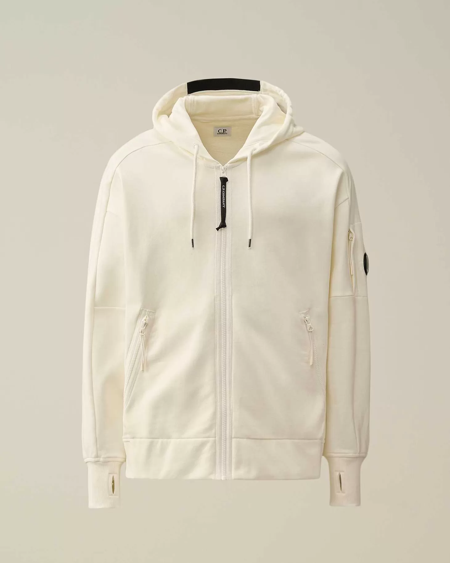 Homme C.P. Company Sweat-Shirts^Diagonal Raised Fleece Zipped Hoodie