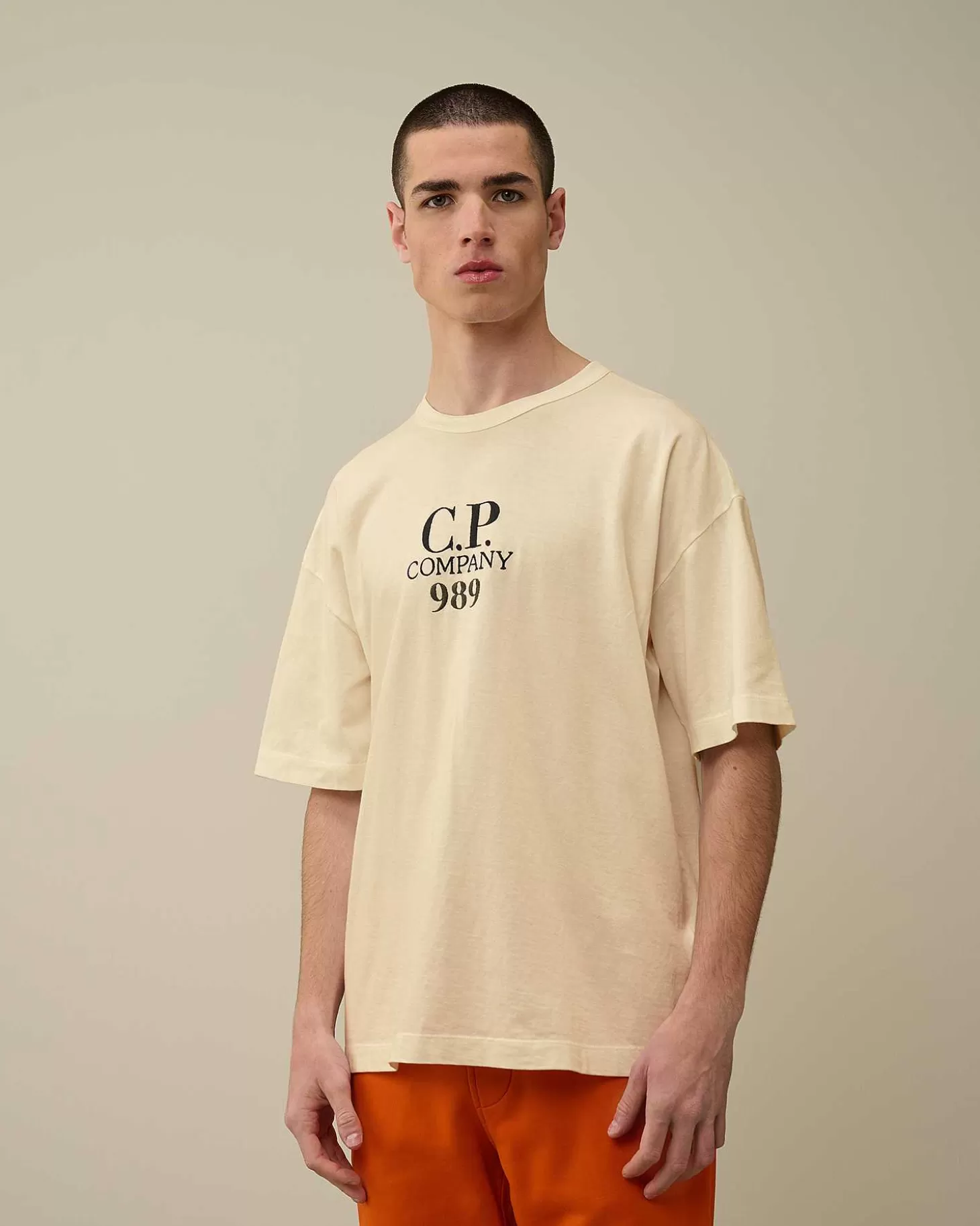 Homme C.P. Company T-Shirts Et Polos^20/1 Jersey Boxy Logo T-Shirt