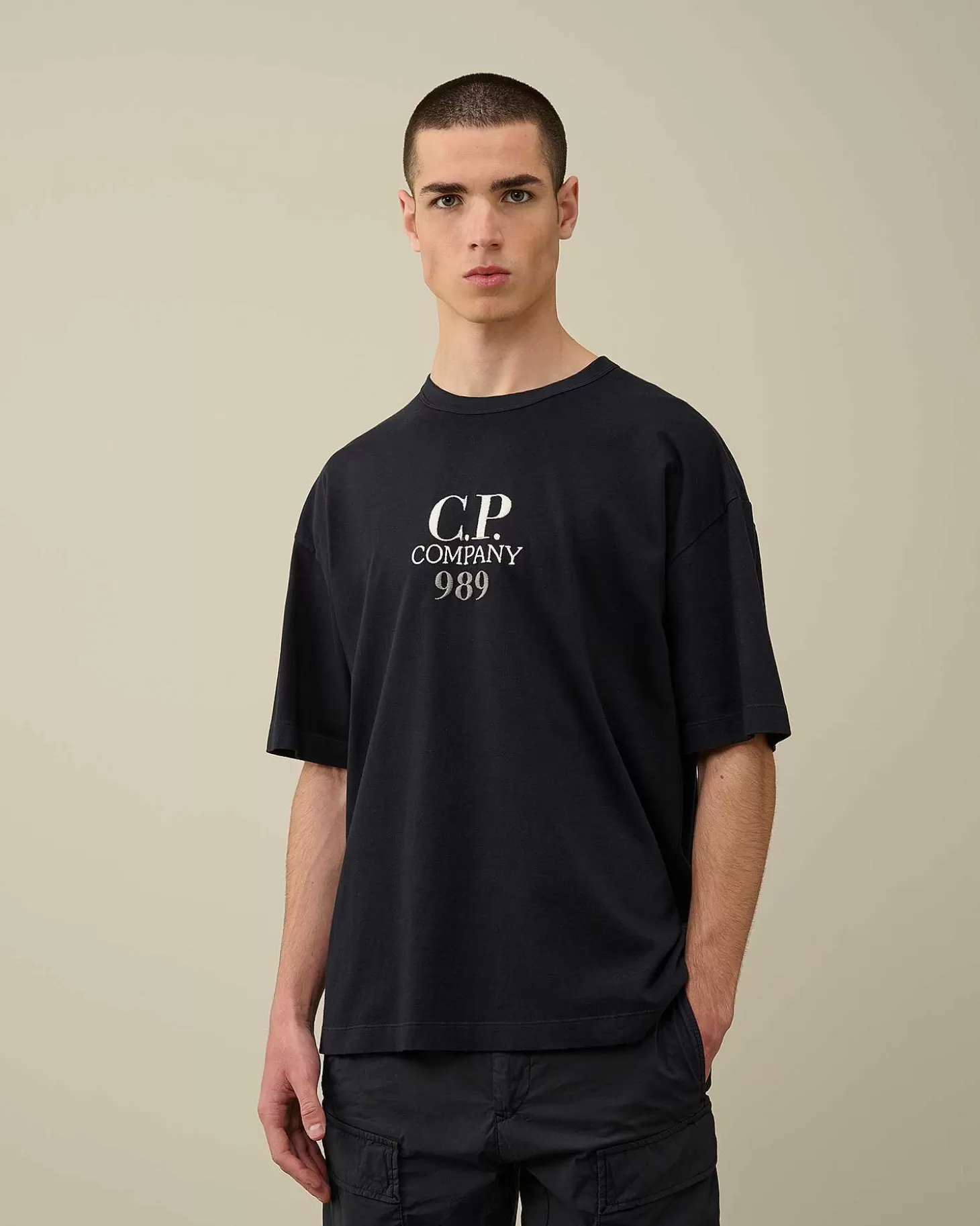 Homme C.P. Company T-Shirts Et Polos^20/1 Jersey Boxy Logo T-Shirt