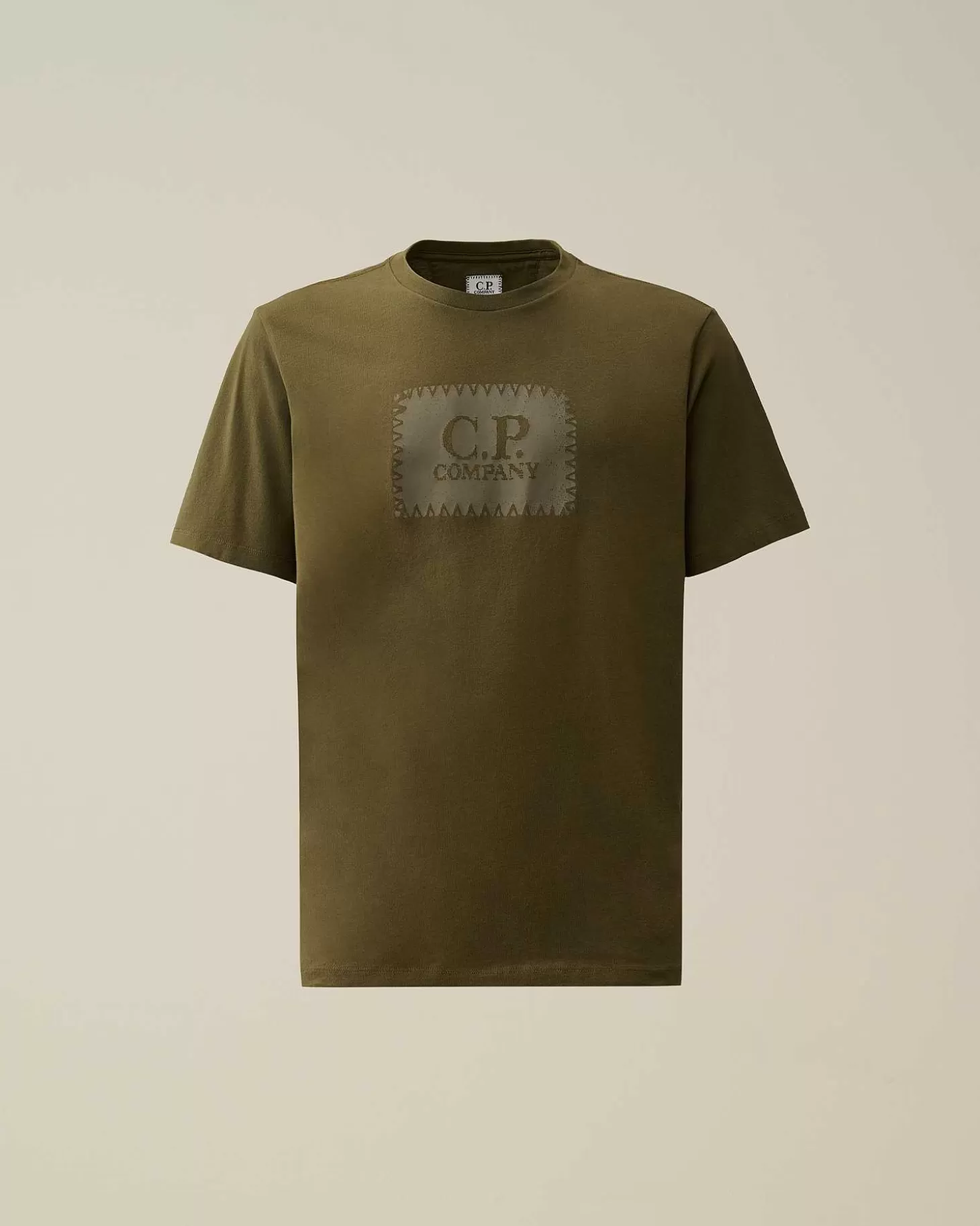 Homme C.P. Company T-Shirts Et Polos^30/1 Jersey Label Style Logo T-Shirt