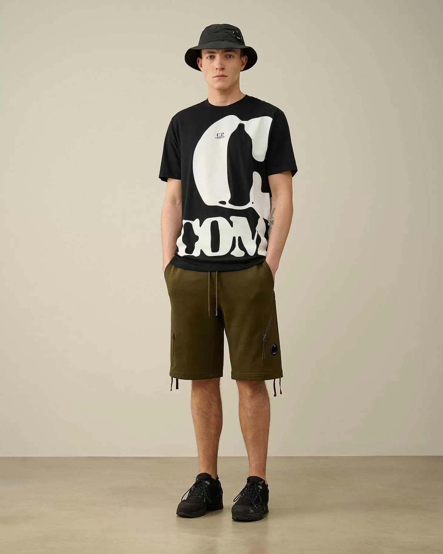 Homme C.P. Company T-Shirts Et Polos^30/1 Jersey Relaxed Logo T-Shirt