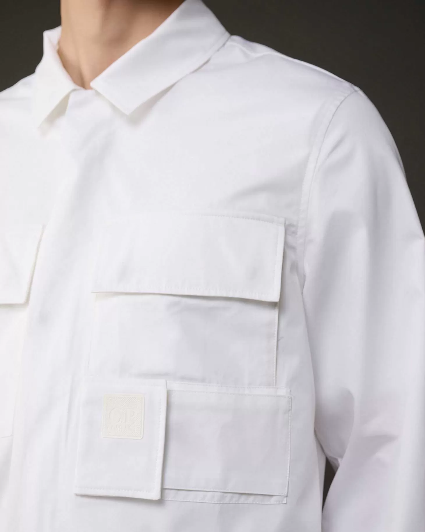 Homme C.P. Company Metropolis Series^Metropolis Series Gabardine Pockets Shirt