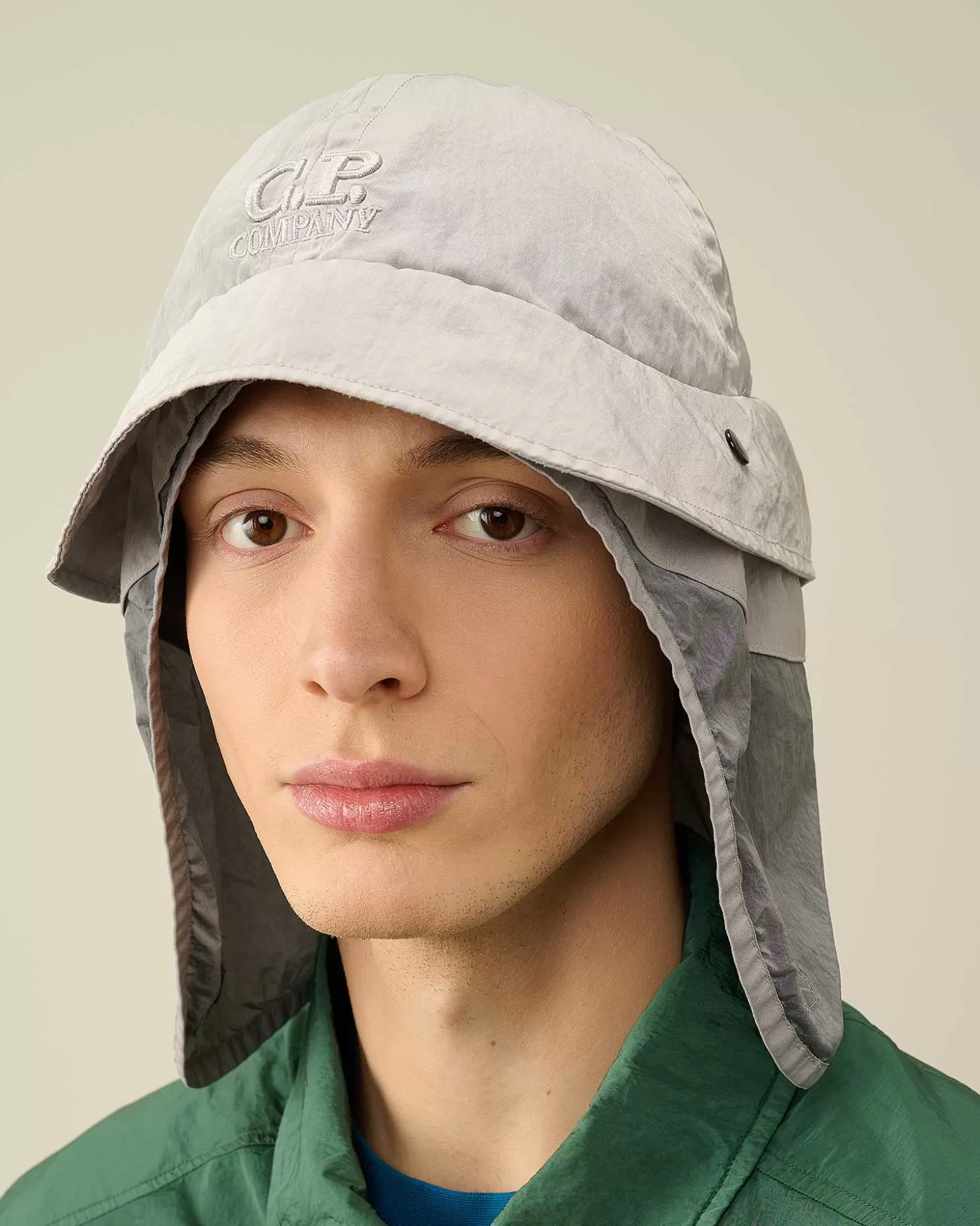 Homme C.P. Company Chapeaux^Nylon B Neck Flap Bucket Hat