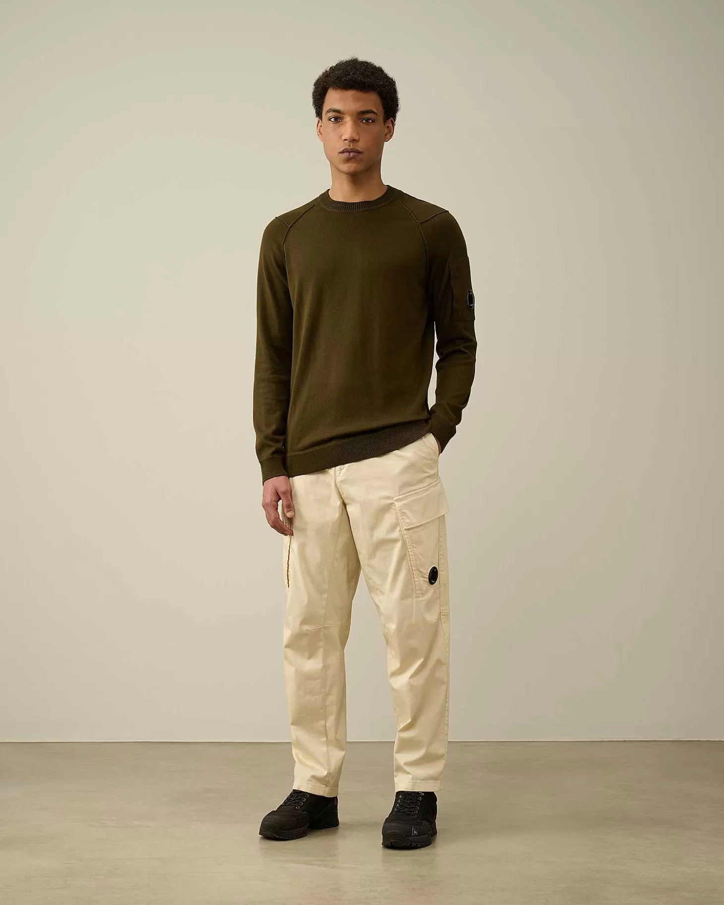 Homme C.P. Company Pulls^Sea Island Lens Knit