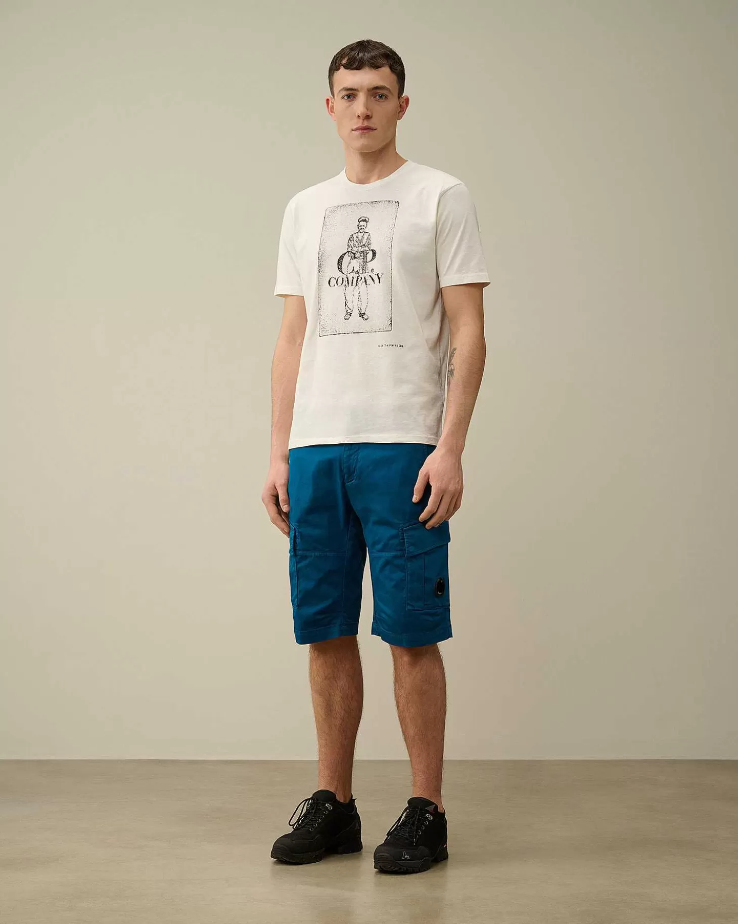 Homme C.P. Company Survêtements Et Shorts^Stretch Sateen Cargo Shorts