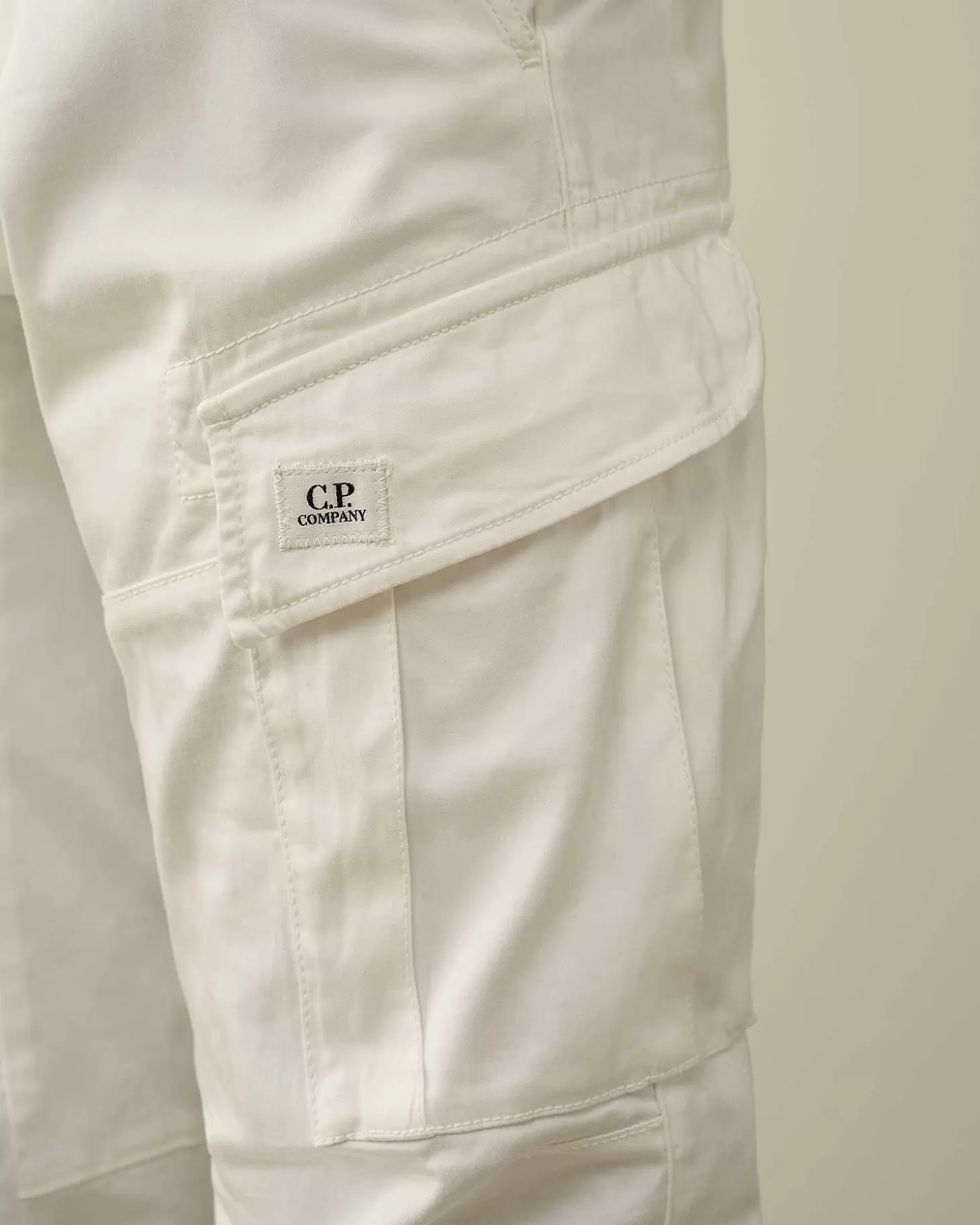 Homme C.P. Company Pantalons^Stretch Sateen Ergonomic Logo Cargo Pants