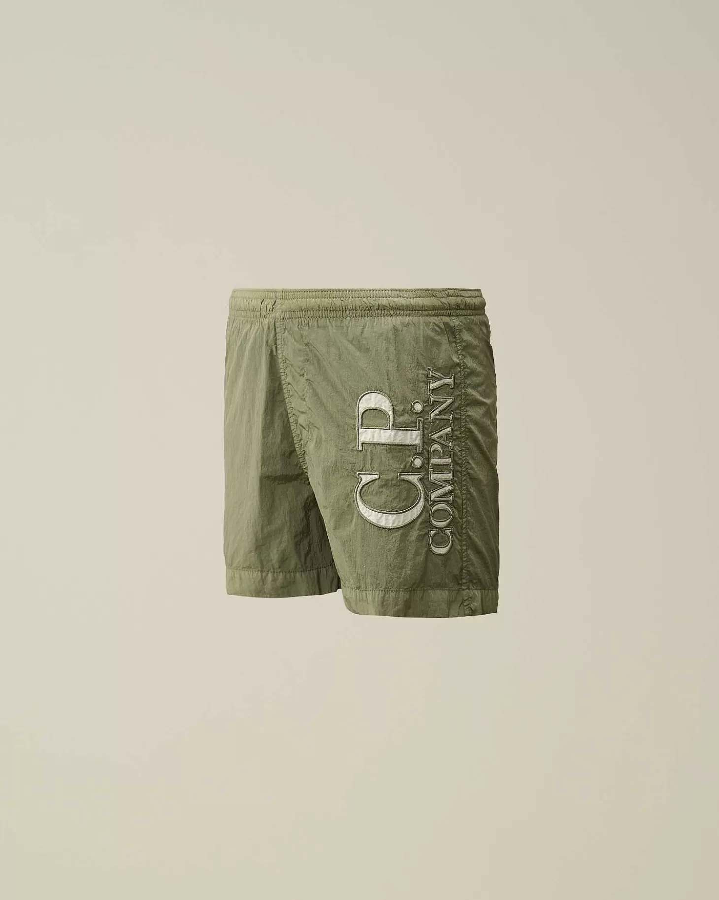 Kids C.P. Company Vêtements 4-8 Ans^U16 Chrome-R Logo Print Swim Shorts