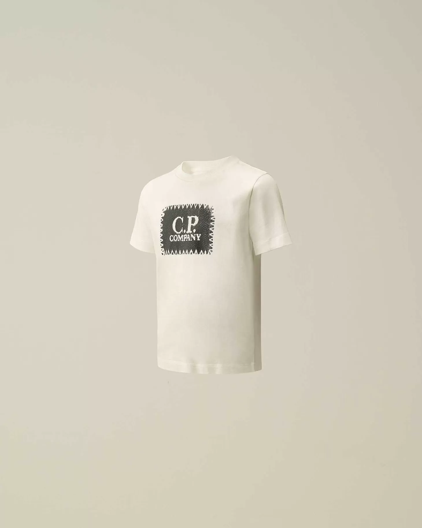 Kids C.P. Company Vêtements 2-3 Ans^U16 Cotton Jersey 30/1 Label Style Logo T-Shirt