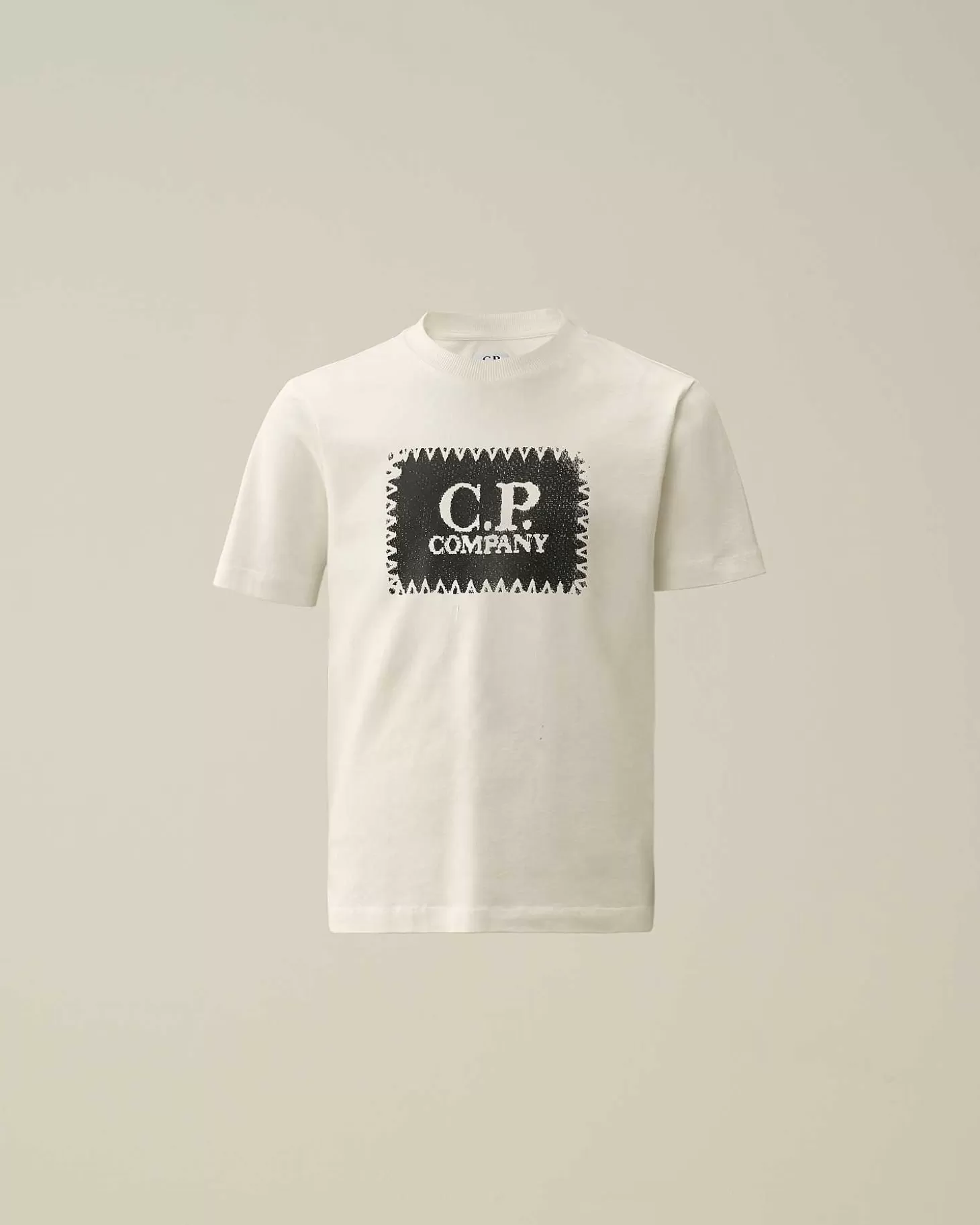 Kids C.P. Company Vêtements 4-8 Ans^U16 Cotton Jersey 30/1 Label Style Logo T-Shirt