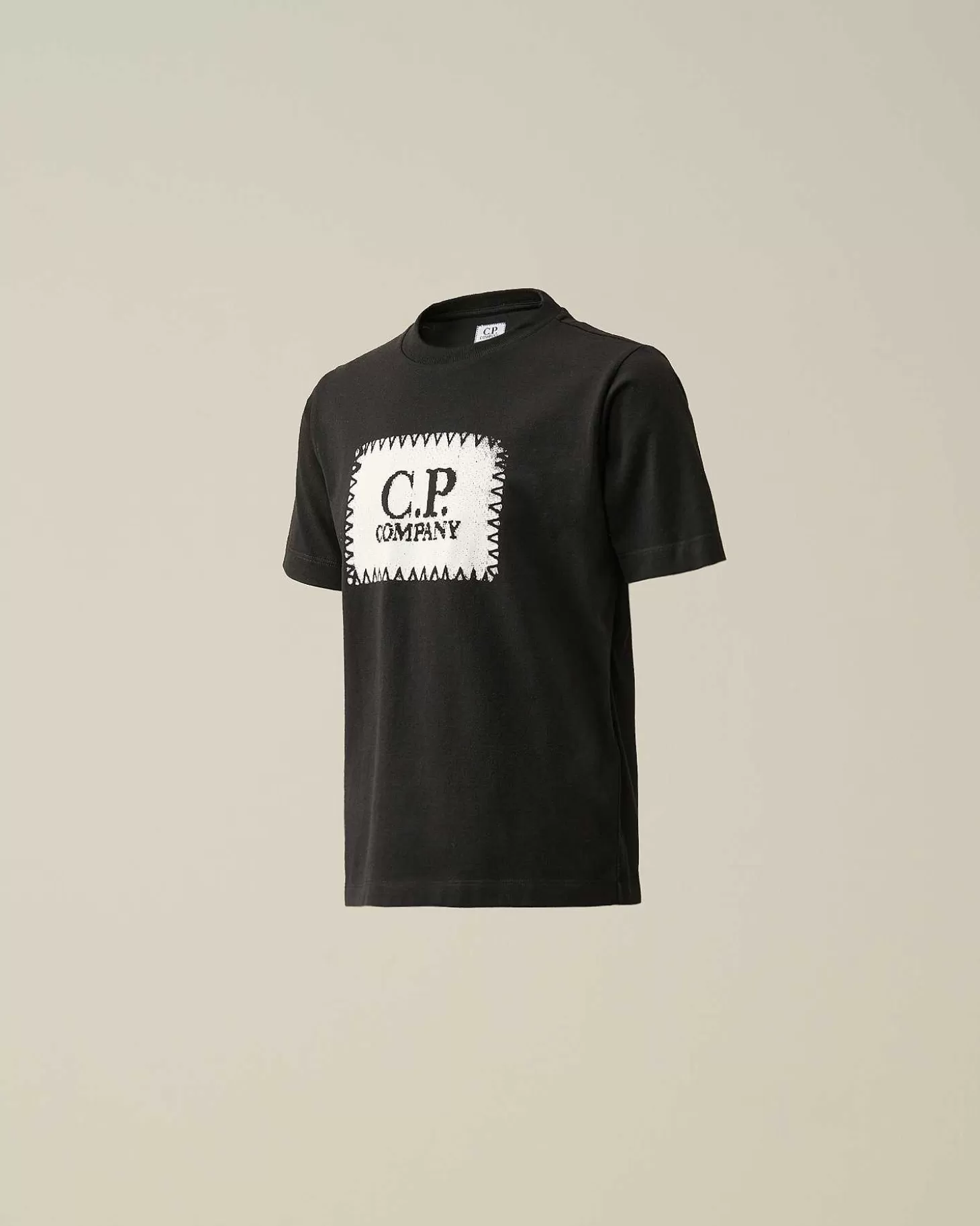 Kids C.P. Company Vêtements 4-8 Ans^U16 Cotton Jersey 30/1 Label Style Logo T-Shirt