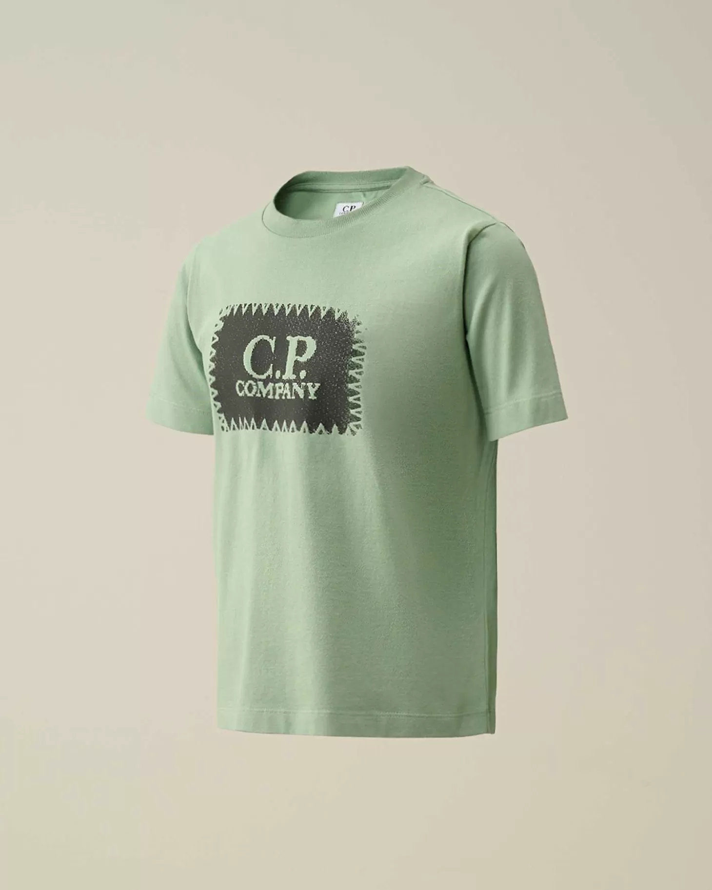 Kids C.P. Company Vêtements 10-14 Ans^U16 Cotton Jersey 30/1 Label Style Logo T-Shirt