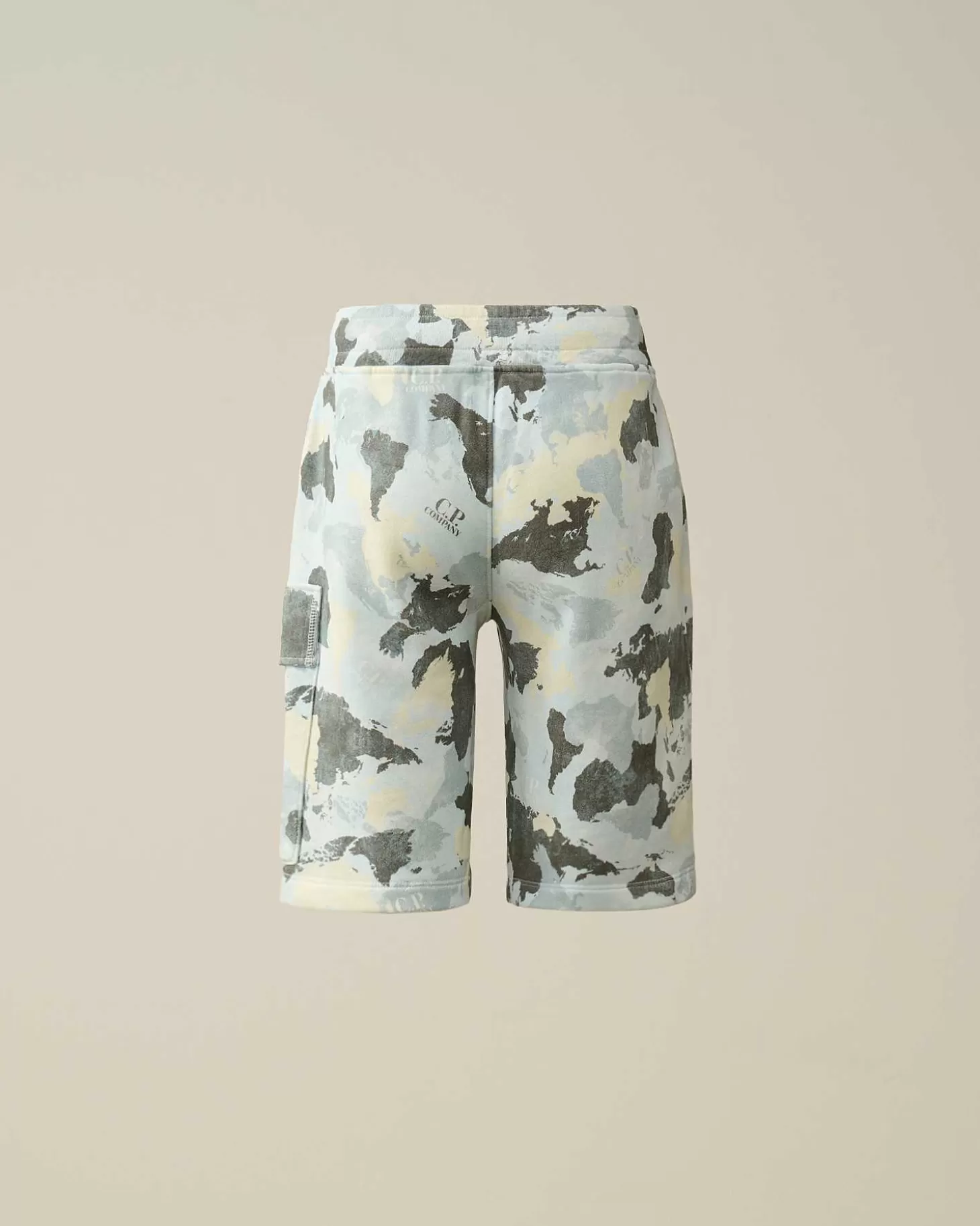 Kids C.P. Company Vêtements 4-8 Ans^U16 Diagonal Fleece Printed Cargo Shorts